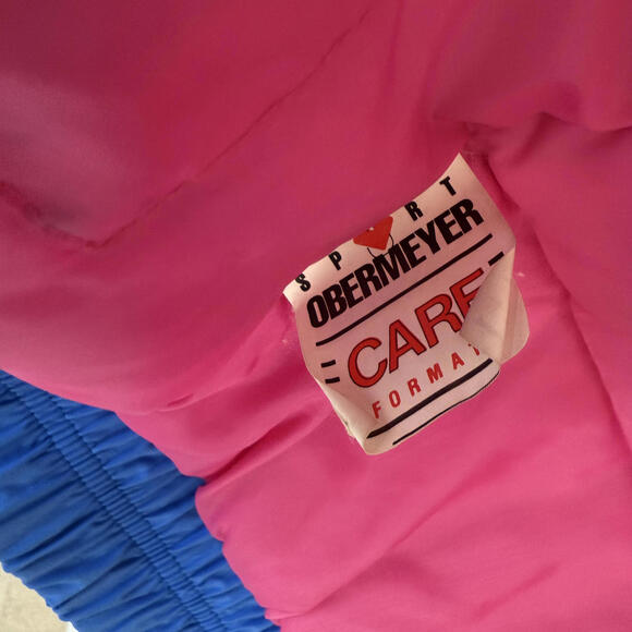 Vintage Obermeyer Sport Women's Colorblock 80's Winter Jacket Size 10 - Picture 3 of 7